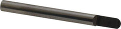 Accupro - 3/16 Inch Diameter, 2 Inch Overall Length, 3/8 Inch Split Length, Solid Carbide, Full Radius Split End Carbide Blank - Single End - Exact Industrial Supply