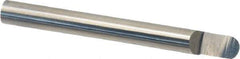 Accupro - 1/4 Inch Diameter, 2-1/2 Inch Overall Length, 3/8 Inch Split Length, Solid Carbide, Full Radius Split End Carbide Blank - Single End - Exact Industrial Supply