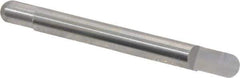 Accupro - 1/4 Inch Diameter, 2-1/2 Inch Overall Length, 3/8 Inch Split Length, Solid Carbide, Full Radius Split End Carbide Blank - Double End - Exact Industrial Supply