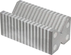 Value Collection - 1-3/4" Max Capacity, 90° Angle, Aluminum V-Block - 4-3/8" Long x 2-3/8" Wide x 1-7/8" High, Sold as Individual - Exact Industrial Supply