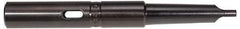 Jacobs - MT3 Inside Morse Taper, MT2 Outside Morse Taper, Extension Morse Taper to Morse Taper - 196.09mm OAL, Alloy Steel, Hardened & Ground Throughout - Exact Industrial Supply