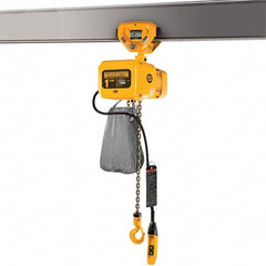 Harrington Hoist - Electric Hoists Type: Electric Chain Hoist Load Capacity (Ton): 5 - Exact Industrial Supply