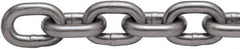 Peerless Chain - 150 Ft. Long, 2600 Lbs. Load Capacity, Carbon Steel High Test Chain - 4 Grade, 0.98 Inch Inside Long x 0.409 Inch Inside Wide - Exact Industrial Supply