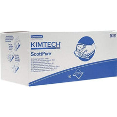 Kimtech - Flat Fold Clean Room/Lab/Critical Task Wipes - 23" x 12" Sheet Size - Exact Industrial Supply