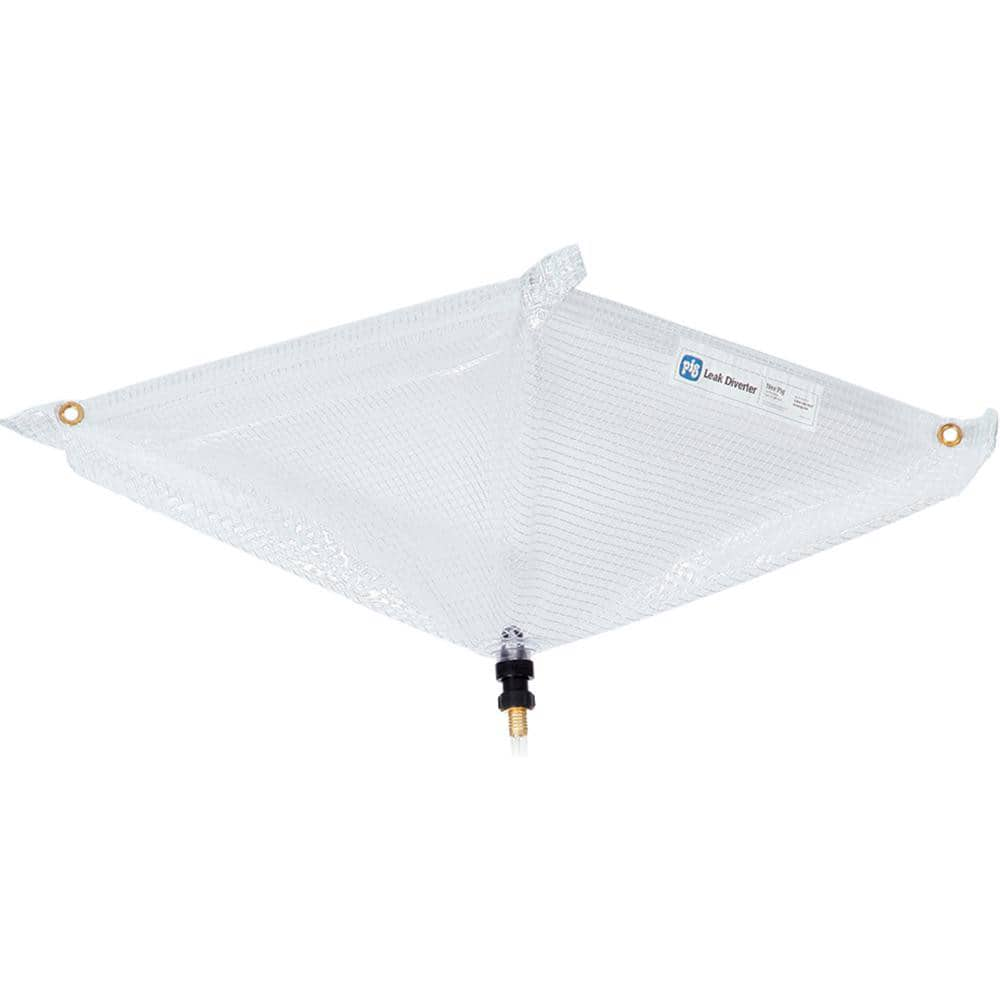 Leak Diverters; Diverter Type: Roof Leak Diverter; Shape: Square; Length (Feet): 2.50; Width (Feet): 3; Material: PVC w/Polyester Reinforcement; Overall Length: 2.50