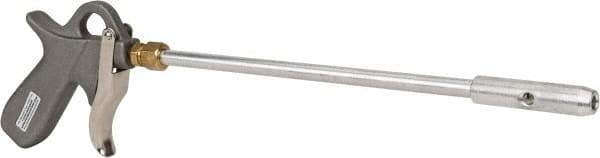 Guardair - 120 Max psi Venturi Nozzle Pistol Grip Blow Gun - 1/4 NPT, 24" Tube Length, Aluminum - Exact Industrial Supply