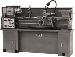 Jet - 13" Swing, 40" Between Centers, 230 Volt, Single Phase Bench Lathe - 5MT Taper, 2 hp, 60 to 1,240 RPM, 1-3/8" Bore Diam, 32" Deep x 45" High x 71" Long - Exact Industrial Supply