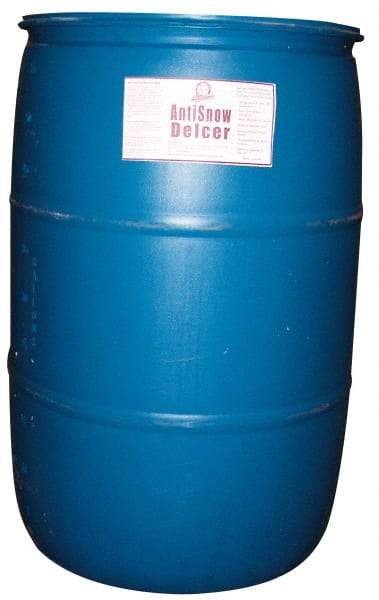 Bare Ground Solutions - 55 Gal Drum Magnesium Chloride Liquid - Effective to -25°F - Exact Industrial Supply