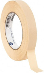 Intertape - 3/4" Wide x 60 Yd Long Tan Paper Masking Tape - Series PG5, 6.3 mil Thick, 25 In/Lb Tensile Strength - Exact Industrial Supply