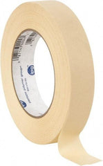 Intertape - 1" Wide x 60 Yd Long Tan Paper Masking Tape - Series PG5, 6.3 mil Thick, 25 In/Lb Tensile Strength - Exact Industrial Supply