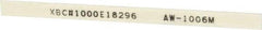 Value Collection - Rectangular, Ceramic Fiber Finishing Stick - 4" Long x 15/64" Width, 1,000 Grit, Ultra Fine Grade - Exact Industrial Supply