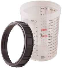3M - Paint Sprayer Cup - Large Collar and Cup - Exact Industrial Supply
