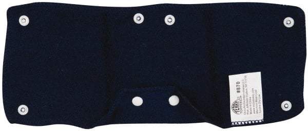 OccuNomix - Terry Cloth Hard Hat Sweat & Comfort Band - Snap-On Attachment, Navy Blue, Compatible with All Hard Hats - Exact Industrial Supply
