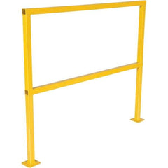 Vestil - 48" Long x 42" High, Steel Square Handrails - Exact Industrial Supply