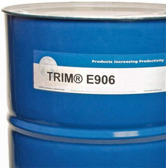 Master Fluid Solutions - Trim E906, 54 Gal Drum Emulsion Fluid - Water Soluble, For Cutting, Drilling, Tapping, Reaming - Exact Industrial Supply