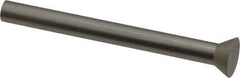 Dayton Lamina - 0.3375" Head Diam, 3/16" Shank Diam, Quill Head, High Speed Steel Solid Mold Die Blank & Punch - 60° Head Angle, 0.1313" Head Height, 2" OAL, Blank Punch, KWX Series - Exact Industrial Supply