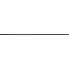 Extra Length Drill Bit: 0.9374″ Dia, 118 °, High Speed Steel Oxide Finish, 15.76″ Flute Length, Spiral Flute, Straight-Cylindrical Shank, Series A125