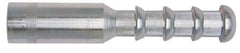 Wej-It - 7/8" Diam, 7/8" Drill, 5-3/4" OAL, 2" Min Embedment Drop-In Concrete Anchor - 12L14 Steel, Zinc-Plated Finish, Hex Nut Head, Hex Drive, 1-1/2" Thread Length - Exact Industrial Supply