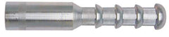 Wej-It - 1-1/2" Diam, 1-1/2" Drill, 8-1/2" OAL, 1-1/2" Min Embedment Drop-In Concrete Anchor - 12L14 Steel, Zinc-Plated Finish, Hex Nut Head, Hex Drive, 2" Thread Length - Exact Industrial Supply