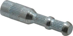 Wej-It - 5/16" Diam, 5/16" Drill, 1-9/16" OAL, 1" Min Embedment Drop-In Concrete Anchor - 12L14 Steel, Zinc-Plated Finish, Hex Nut Head, Hex Drive, 1/2" Thread Length - Exact Industrial Supply