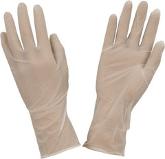 Disposable Gloves: Size X-Large, 5 mil, Nitrile Natural, 12″ Length