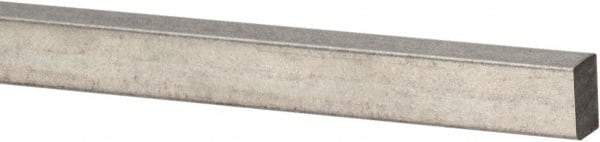 Precision Brand - 12" Long x 3/32" High x 3/32" Wide, Zinc-Plated Key Stock - Low Carbon Steel - Exact Industrial Supply