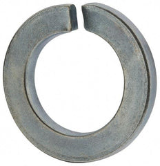Value Collection - M24, 24.5mm ID, 40mm OD, 5mm Thick Split Lock Washer - Grade 8 Spring Steel, Zinc-Plated Finish, 24.5mm Min ID, 25.5mm Max ID - Exact Industrial Supply