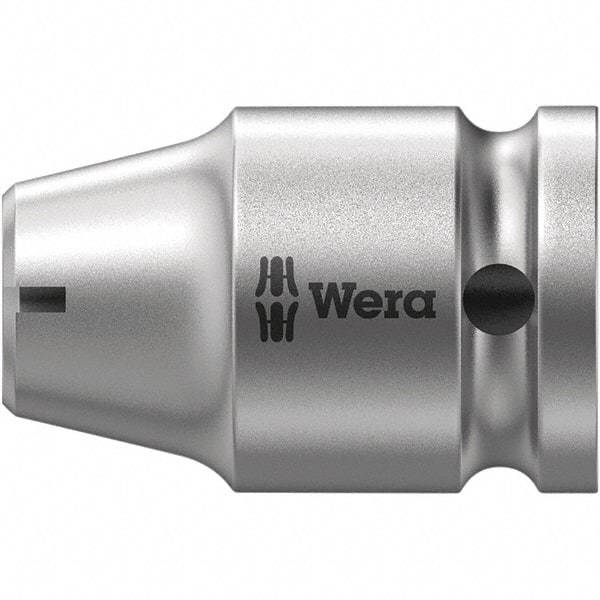 Wera - Socket Adapters & Universal Joints Type: Square-Drive to Hex Bit Adapter Female Size: 3/8 Socket Drive to 5/16 Hex - Exact Industrial Supply