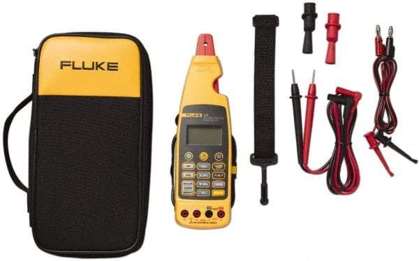 Fluke - 773, CAT II, Digital mA Process Clamp Meter with 0.1772" Detachable Jaws - 30 VDC, Measures Voltage, Current - Exact Industrial Supply