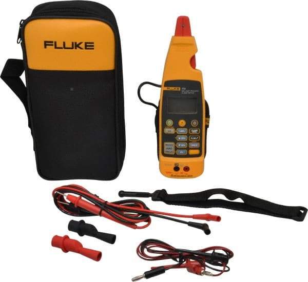 Fluke - 772, CAT II, Digital mA Process Clamp Meter with 0.1772" Detachable Jaws - 30 VDC, Measures Voltage, Current - Exact Industrial Supply