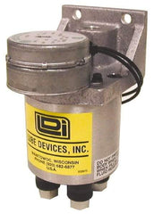 LDI Industries - 0.16 cc Output per Cycle, 2 Outlet Central Lubrication System Electric Pump - 66.55mm Wide x 134.37mm High, 120 Volt, Oil/Grease, 1/8-27 Outlet Thread, NPTF - Exact Industrial Supply