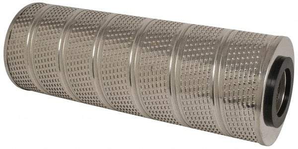 Parker - 6-1/4" OD, 10µ, Resin Cellulose Pleated-Resin Bonded Cartridge Filter - 18" Long - Exact Industrial Supply