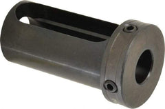 Global CNC Industries - 1" ID, 2" OD, 3-3/4" Length Under Head, Type Z Lathe Tool Holder Bushing - 3/4" Head Thickness, 3-3/8" Slot Length - Exact Industrial Supply