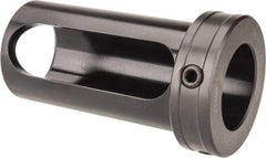 Global CNC Industries - 1-1/2" ID, 2" OD, 3-3/4" Length Under Head, Type Z Lathe Tool Holder Bushing - 3/4" Head Thickness, 3-3/8" Slot Length - Exact Industrial Supply