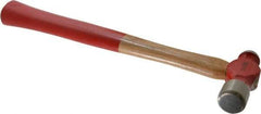 Proto - 3/4 Lb Head Ball Pein Hammer - Wood Handle with Red Laquer Grip, 13" OAL - Exact Industrial Supply