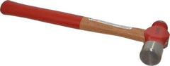 Proto - 2 Lb Head Ball Pein Hammer - Wood Handle with Red Laquer Grip, 15-7/8" OAL - Exact Industrial Supply