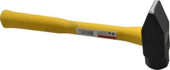 Stanley - 2-1/2 Lb Head Blacksmith's Hammer - 13-3/4" OAL, Fiberglass Handle - Exact Industrial Supply