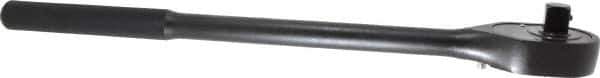 Proto - 3/4" Drive Pear Head Standard Ratchet - Black Oxide Finish, 20" OAL, 24 Gear Teeth, Standard Knurled Handle, Standard Head - Exact Industrial Supply