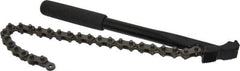 Proto - 4" Max Pipe Capacity, 16-1/4" Long, Chain Wrench - 12" Handle Length - Exact Industrial Supply