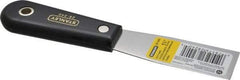 Stanley - 1-1/4" Wide Steel Putty Knife - Flexible, Nylon Handle, 7-1/2" OAL - Exact Industrial Supply