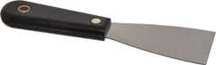 Stanley - 2" Wide Steel Putty Knife - Stiff, Nylon Handle, 7-1/2" OAL - Exact Industrial Supply