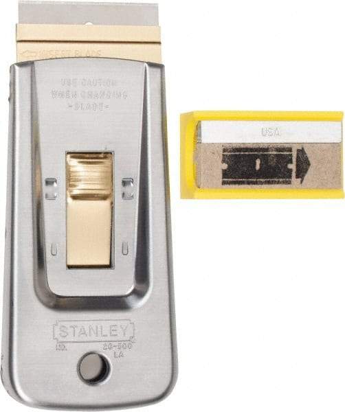 Stanley - 1-Edge Scraper - 1-1/2" Blade Width x 1-1/2" Blade Length - Exact Industrial Supply