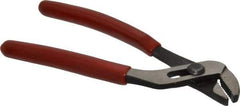 Proto - 4-5/8" OAL, 15/32" Max Capacity, 4 Position Gooseneck Tongue & Groove Pliers - Standard Straight Jaws, Standard Head, Plastisol Handles - Exact Industrial Supply