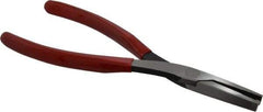 Proto - 7-25/32" OAL, 1-9/16" Jaw Length x 17/32" Jaw Width, Long Nose Duckbill Pliers - Serrated Jaw, Standard Head, Plastisol Handles - Exact Industrial Supply