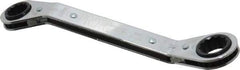 Proto - 5/8" x 3/4" 12 Point Reversible Ratcheting Offset Box Wrench - Double End, 7-3/4" OAL, Steel, 25° Offset - Exact Industrial Supply