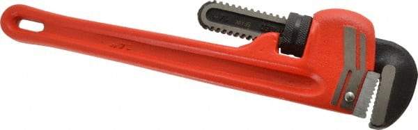 Proto - 14" Steel Straight Pipe Wrench - 2" Pipe Capacity - Exact Industrial Supply