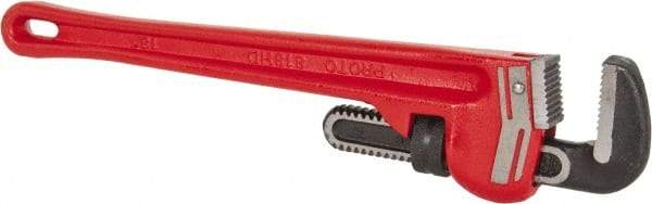 Proto - 18" Steel Straight Pipe Wrench - 2-1/2" Pipe Capacity - Exact Industrial Supply