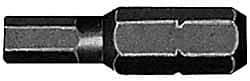 Irwin - 6mm Hex Screwdriver Bit - 5/16" Drive, 1-1/4" OAL - Exact Industrial Supply