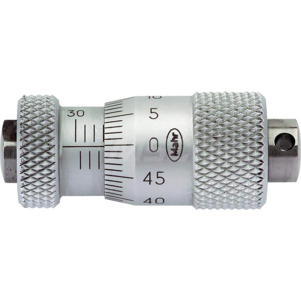 Mahr - Mechanical Inside Micrometers; Type: Inside Micrometer ; Minimum Measurement (Decimal Inch): 1.1800 ; Minimum Measurement (mm): 30 ; Maximum Measurement (mm): 40.00 ; Graduation (Decimal Inch): 0.0004 ; Graduation (mm): 0.01 - Exact Industrial Supply