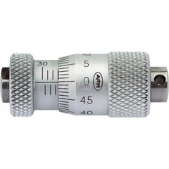 Mahr - Mechanical Inside Micrometers; Type: Inside Micrometer ; Minimum Measurement (Decimal Inch): 1.9600 ; Minimum Measurement (mm): 50 ; Maximum Measurement (mm): 70.00 ; Graduation (Decimal Inch): 0.0004 ; Graduation (mm): 0.01 - Exact Industrial Supply